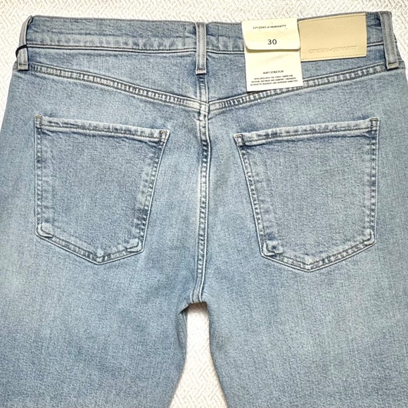 NWT CITIZENS OF HUMANITY Isola Flare Mid Rise Jeans Pegasus Blue Size 30 L32 - Picture 7 of 15